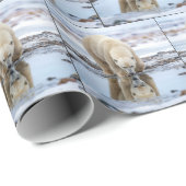 Polar Bear Looking at its Reflection ラッピングペーパー (ロールコーナー)