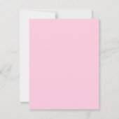 Polar Bear Love Valentine’s Day Card in Pink ノートカード (裏面)