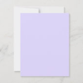 Polar Bear Love Valentine’s Day Card in Purple ノートカード (裏面)