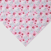 Polar Bear Love Valentine's Tissue Paper in Pink 薄葉紙 (詳細)