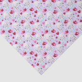 Polar Bear Love Valentine's Tissue Paper in Purple 薄葉紙 (詳細)