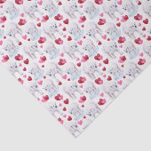 Polar Bear Love Valentine's Tissue Paper in White 薄葉紙 (詳細)