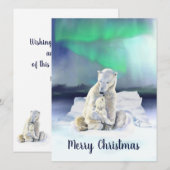 Polar Bear Mother & Baby  (正面/裏面)