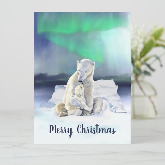 Polar Bear Mother & Baby (スタンド正面)