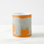 Polar Bear Mug Orange コーヒーマグカップ (中央)