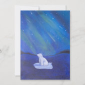 Polar Bear & Northern Lights シーズンカード (正面)