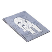 Polar Bear on Ice絵画's -オリジナル野生動物アート ノートブック (右側)