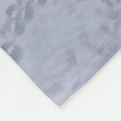 Polar Bear on Ice絵画's -オリジナル野生動物アート フリースブランケット (角)