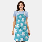 Polar Bear Party エプロン (着用した状態)