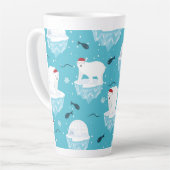 Polar Bear Party カフェラテマグ (左アングル)