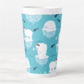 Polar Bear Party カフェラテマグ (正面)