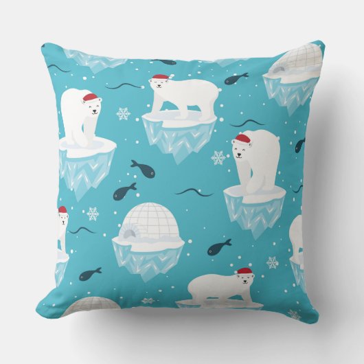 Polar Bear Party クッション (正面)
