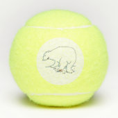 Polar Bear Penn tennis balls テニスボール (正面)