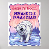 Polar Bear Personal Room Poster ポスター (正面)