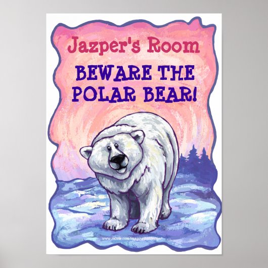 Polar Bear Personal Room Poster ポスター (正面)