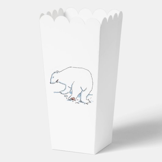 Polar Bear popcorn boxes フェイバーボックス (正面)