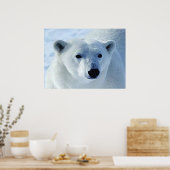 Polar Bear Print ポスター (キッチン)