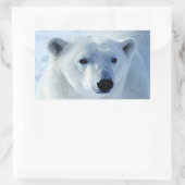 Polar Bear Rectangleステッカー 長方形シール (バッグ)