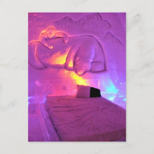 Polar Bear Room at Hotel de Glace，ケベック，カナダ ポストカード