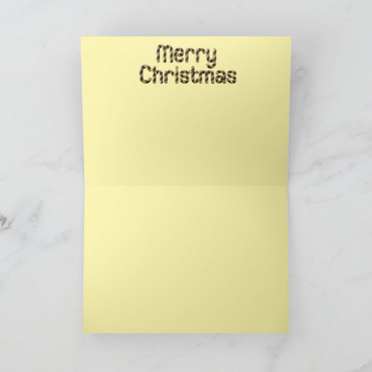 Polar Bear Santa Workshop Card カード (内部)