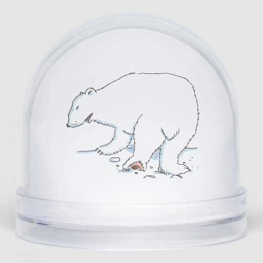 Polar Bear snow globe (正面)