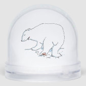 Polar Bear snow globe (裏面)