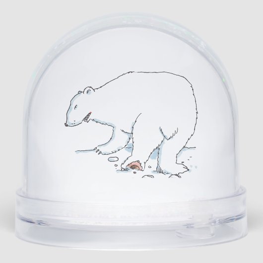 Polar Bear snow globe (裏面)