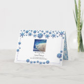 Polar Bear Snowflakes Greeting Card シーズンカード (裏面)