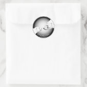 Polar Bear Stickers Churchill Canada Bear Stickers ラウンドシール (バッグ)