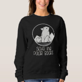 Polar Bear Supportスウェットシャツ スウェットシャツ (正面)