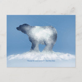 Polar Bear Sweater Weather Postcard シーズンポストカード