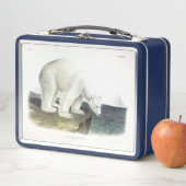 Polar Bear (Ursus Maritimus)、Audubon's Quadrupeds メタルランチボックス (インサイチュ)