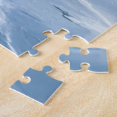 Polar Bear Winter Animal Painting ジグソーパズル (側面)