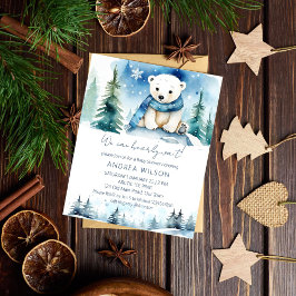 Polar bear winter baby shower budget