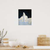 Polar Bear Winter Magic Poster Print Edmund Dulac ポスター (キッチン)