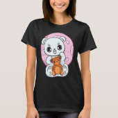 Polar Bear With Soother And Teddy Bear Tシャツ (正面)