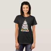 Polar Bear  Xmas Lights  Polar Bear Christmas Tree Tシャツ (正面フル)