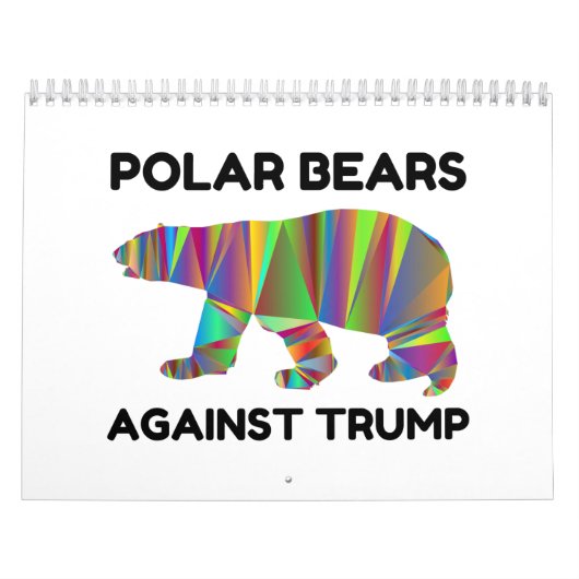 Polar Bears Against Trump カレンダー (カバー)