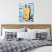 Polar Bear's Canadian 絵画 Wildlife Canvas Print キャンバスプリント (インサイチュ (寝室))
