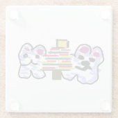 Polar bears Christmas  ガラスコースター (裏面)