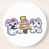 Polar bears Christmas  コースター (正面)