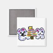 Polar bears Christmas  マグネット (正面/裏面)