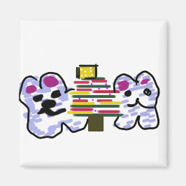 Polar bears Christmas  マグネット