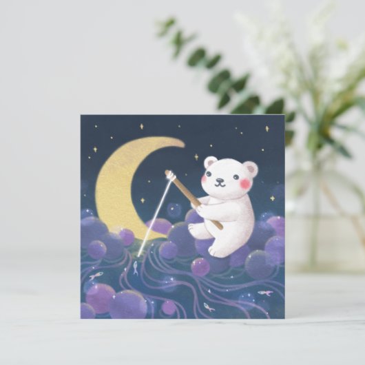 Polar Bear's Dream Fantasy Illustration シーズンカード (スタンド正面)