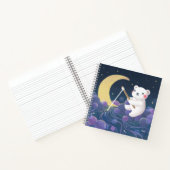 Polar Bear's Dream Fantasy Illustration ノートブック (内部)