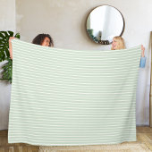 Polar fleece blanket with stripes. フリースブランケット