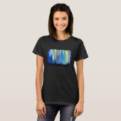Polar Lights Aurora Borealis Forest Vacation Tシャツ (正面フル)