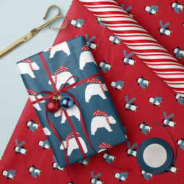 Polar Opposites- Christmas Wrapping Paper Trio 1 ラッピングペーパーシート