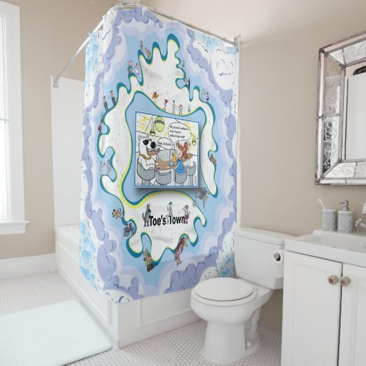 Polar Regions | Valentine’s Day シャワーカーテン (インサイチュ)