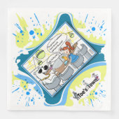 Polar Regions | Valentine’s Day Dinner Napkin (正面)